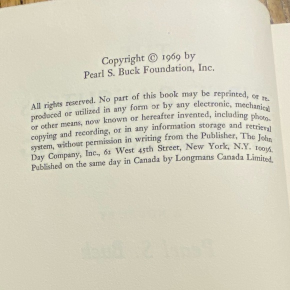 The Three Daughters of Madame Liang by Pearl Buck , 1969 - Picture 10 of 13